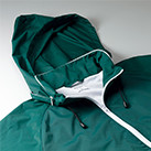 ナイロンスタンドジャケット（フードイン）（裏地付）（7056-01）襟・フード