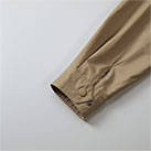 Ｃ/Ｎ スタンドフードインジャケット（一重）（7325-01）袖口カフスはアジャスター付き