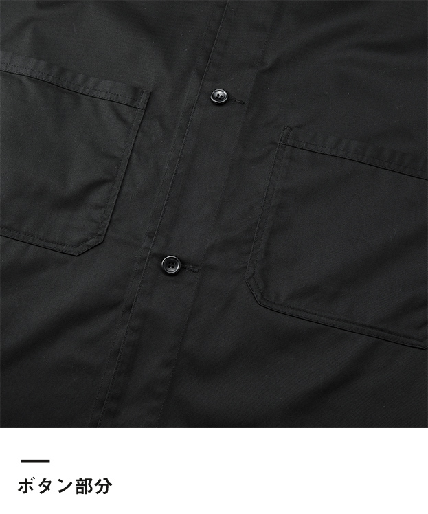 T/Cエンジニアコート（7450-01）ボタン部分