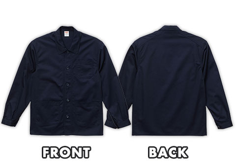 7452-01 T/Cカバーオールジャケット｜FRONT、BACK