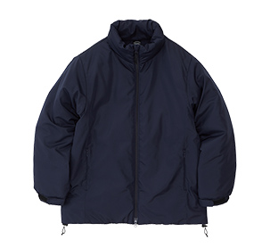 インサレーテッド スタンド ジャケット（中綿入）