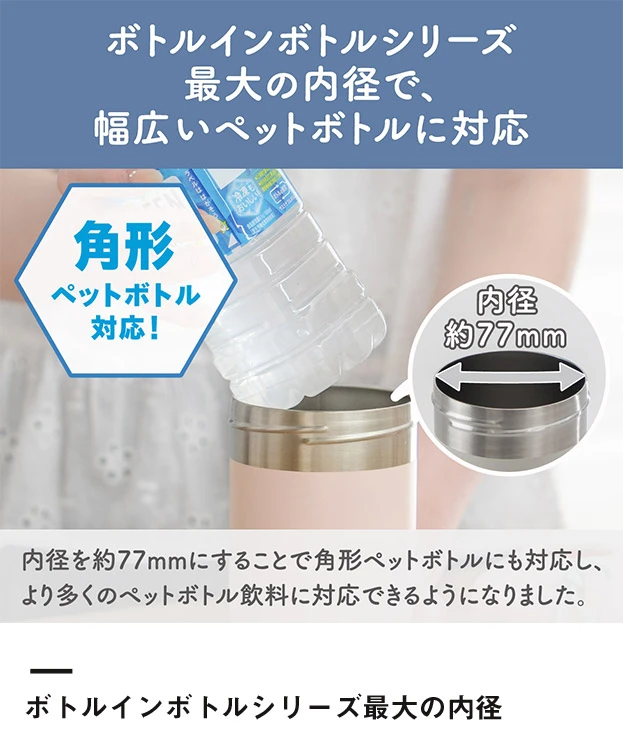 アトラス ボトルインボトル約500～650ml用A2（ストラップタイプ）（ABIB-A2）ボトルインボトルシリーズ最大の内径