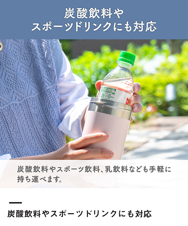 アトラス ボトルインボトル約500～650ml用A2（ストラップタイプ）（ABIB-A2）炭酸飲料やスポーツドリンクにも対応