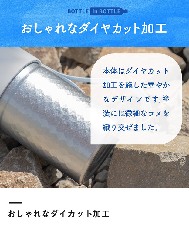 アトラス ボトルインボトル約500~650ml用(ダイヤカット)(ABIB-AN)おしゃれなダイカット加工