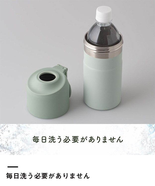 アトラス ボトルインボトルTYPE-Eグラデーション　約500～650ml用（折りたたみハンドルタイプ）（ABIB-E-G）毎日洗う必要がありません