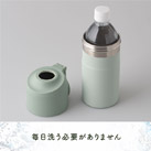 アトラス ボトルインボトルTYPE-Eグラデーション　約500～650ml用（折りたたみハンドルタイプ）（ABIB-E-G）毎日洗う必要がありません