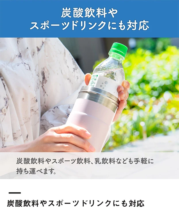 アトラス ボトルインボトル約500～650ml用GW2（収納ハンドルタイプ）（ABIB-GW2）炭酸飲料やスポーツドリンクにも対応