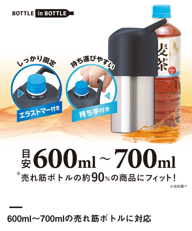 アトラス　ボトルインボトル TYPE-L　約600ml～700ml（ABIB-L）600ml～700mlの売れ筋ボトルに対応