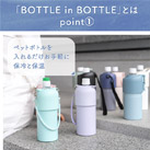 アトラス ボトルインボトル約500~650ml用(3WAYストラップタイプ)(ABIB-O)ペットボトルを入れるだけお手軽に保冷と保温