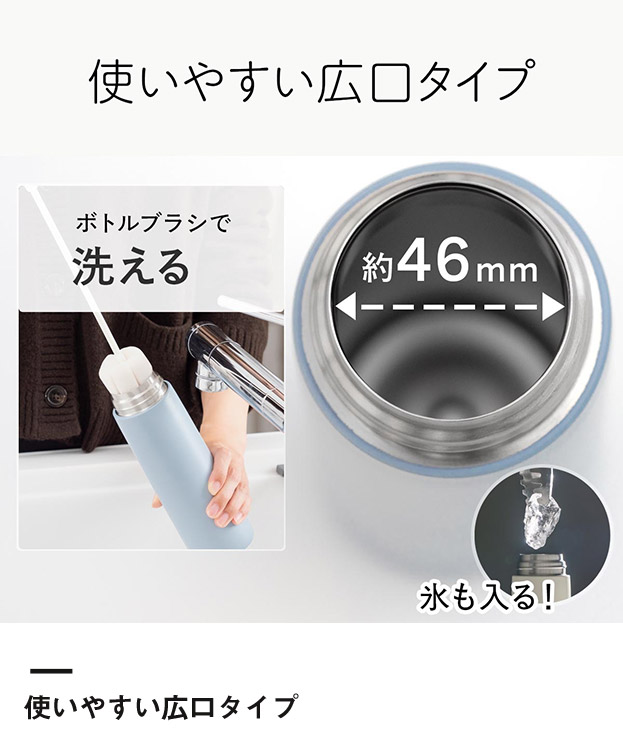 アトラス Basic Productsハンドル付きスクリューボトル360ml（AHS-360）使いやすい広口タイプ