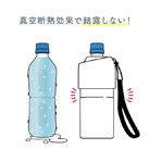 アトラス ボトルインボトルTYPE-A　約500～650ml用（ストラップタイプ）（AQBIB-A）真空断熱効果で結露しない