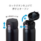 アトラス Airlist 超軽量ワンタッチボトル 500ml【ARNW】（ARNW-500）片手で開くワンタッチオープン