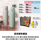 アトラス SWITCH MUG ワンタッチボトル 370ml（AW-371）真空断熱構造