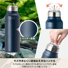 アトラス Wens ハンドル付きスクリューボトル スリムタイプ 530ml（AWPB-501）キズ付きにくい塗装＆丈夫なハンドル