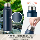 アトラス Wens ハンドル付きスクリューボトル スリムタイプ 700ml（AWPB-701）キズ付きにくい塗装＆丈夫なハンドル