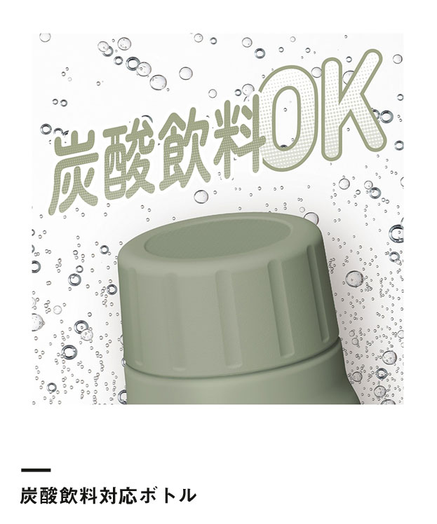 サーモス 保冷炭酸飲料ボトル  500ml（FJK-500）炭酸飲料対応ボトル