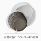 サーモス 真空断熱ケータイマグ  480ml/JOQ（JOQ-480）パッキンの隙間に水滴がたまり、しずくが垂れない