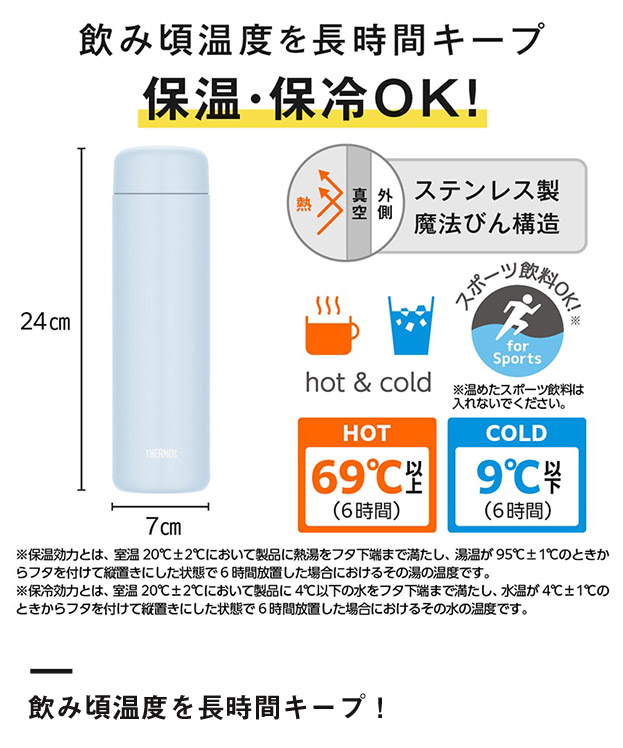 サーモス 真空断熱ケータイマグ 650ml/JPB(JPB-650)飲み頃温度を長時間キープ!