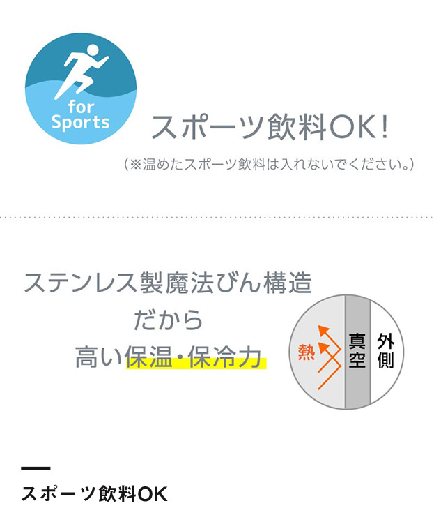 サーモス 真空断熱ケータイマグ 550ml/JPC(JPC-550)スポーツ飲料OK