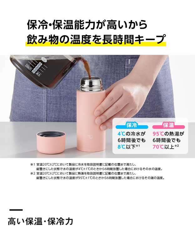 象印 ステンレスマグ(SM-MA型)　350ml（SM-MA35）高い保温・保冷力