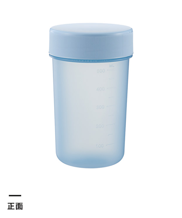 目盛り付シンプルシェイカーボトル680ml（SNS-0300916）正面