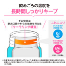 象印 ステンレスマグ（SU-BA型)　360ml（SU-BA36）飲み口部分から放熱を抑える