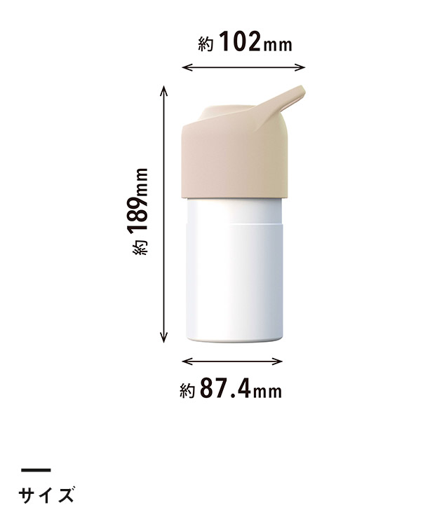 アトラス ボトルインボトル約500～650ml用（ハンドルタイプ）（ABIB-C）サイズ