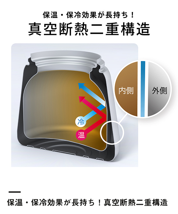 アトラス ステンレスコーヒーサーバー600ml（ACS-602）保温・保冷効果が長持ち！真空断熱二重構造