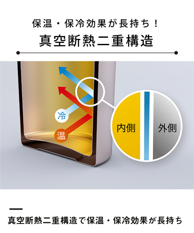 アトラス フードポット300ml（中栓付）（AFPN-300）真空断熱二重構造で保温・保冷効果が長持ち