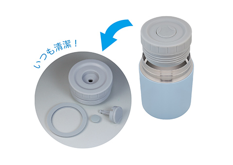 AFPN-300 アトラス フードポット300ml（中栓付）｜分解できていつも清潔！