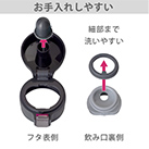 アトラス Airlist 超軽量ワンタッチボトル 620ml 【在庫限り商品】（AREW-600）分解楽々！お手入れしやすい