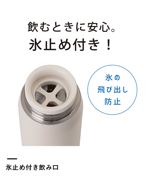 アトラス Airlist超軽量スクリューマグボトル350ml（ARS-350）氷止め付き飲み口