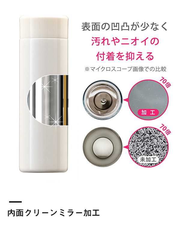 アトラス Airlist 超軽量スリムボトル 150ml（ARSS-150）内面クリーンミラー加工