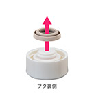 アトラス Airlist 超軽量スリムボトル 150ml（ARSS-150）パッキンを取り外して、細部まで洗いやすい