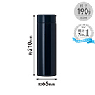 アトラス Airlist 超軽量スリムボトル 500ml （ARSS-500）軽さ約110g/220ml