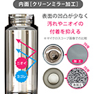 アトラス Airlist 超軽量スリムボトル 500ml （ARSS-500）滑らかな飲み口・優しい口あたり