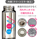 アトラス　Airlist 超軽量スリムボトル 500ml（ARSS-500）滑らかな飲み口・優しい口あたり