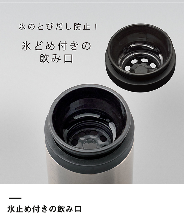 アトラス 軽量スクリューマグボトル500ml（AS-500）氷止め付きの飲み口