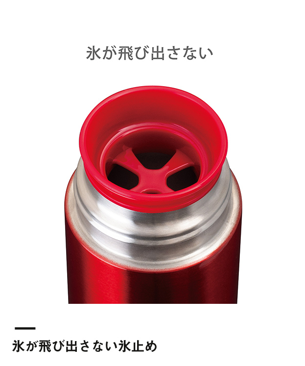 アトラス　SWITCH マグボトル500ml（AS-501）氷が飛び出さない氷止め