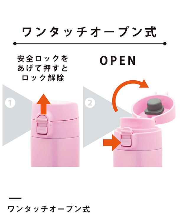 アトラス 超軽量ワンタッチボトル500ml（AUW-500）ワンタッチオープン式