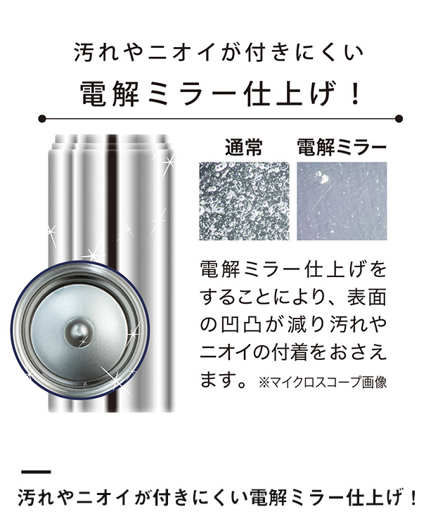 アトラス 超軽量ワンタッチボトル500ml（AUW-500）電解ミラー仕上げ！