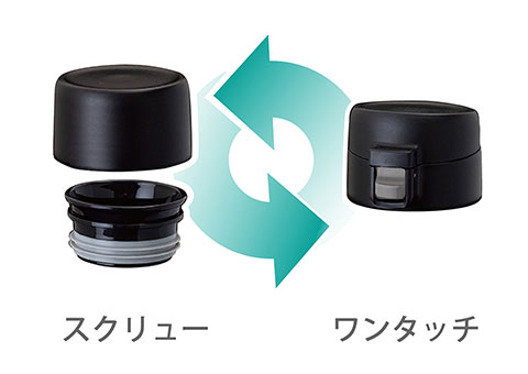 AW-351 アトラス　SWITCH ワンタッチボトル370ml｜スクリュー、ワンタッチ>
    <div class=