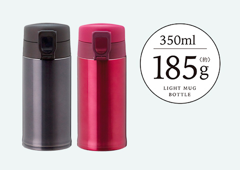 AWN-350 アトラス 軽量ワンタッチボトル350ml｜350ml・約185g