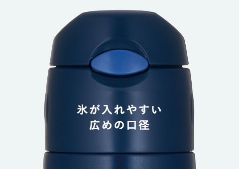 FHL-551 サーモス 真空断熱ストローボトル 550ml｜氷がいれやすい広めの口径