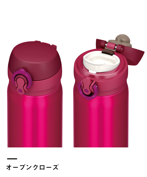 真空断熱ケータイマグ　500ml（JNL-503）オープンクローズ