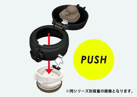 JNL-503 サーモス 真空断熱ケータイマグ　500ml｜ワンプッシュで取り外しが可能