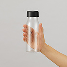 ミルク瓶クリアボトル（TS-1443）サイズイメージ