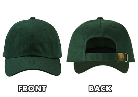 9670-01 コットンツイルローキャップ｜FRONT、BACK