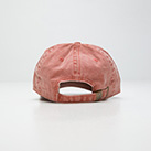 ベースボールローキャップ （pigment dyed）※名入れ専用商品（no1201solid）背面-各サイズ12個単位で受付