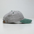 ベースボールローキャップ（pigment dyed two tone）※名入れ専用商品（no1201two-tone）側面-各サイズ12個単位で受付